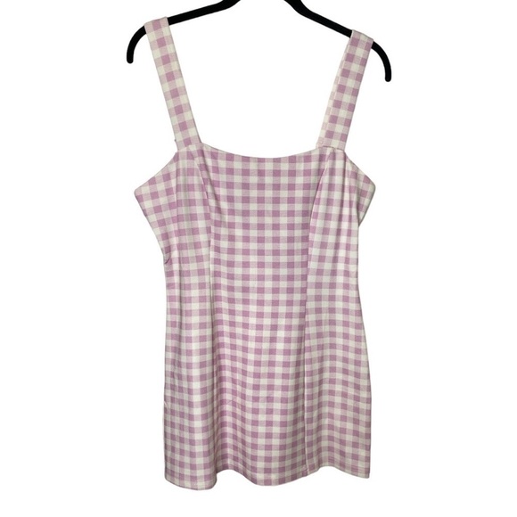 Sugar Thrillz At My Peak Gingham Bodycon Dress M NWT - Picture 1 of 8